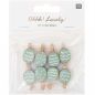 Preview: Dekoklammer Osterei mint - 8 Stück