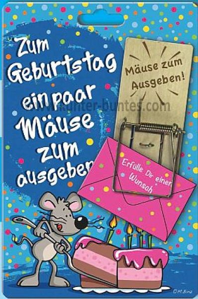 Geldgeschenke Sprüche Geburtstag Mäuse Background