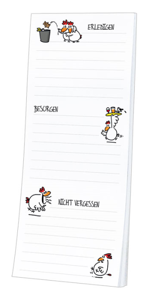 Rannenberg & Friends Kühlschrankblock Memory-Block Hühner