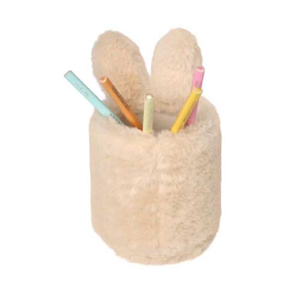 Plüsch Stiftebecher Hase Hoppy beige