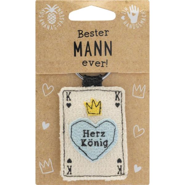 Sheepworld Schlüsselanhänger Herz König