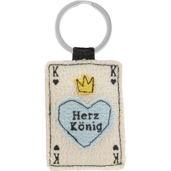Sheepworld Schlüsselanhänger Herz König