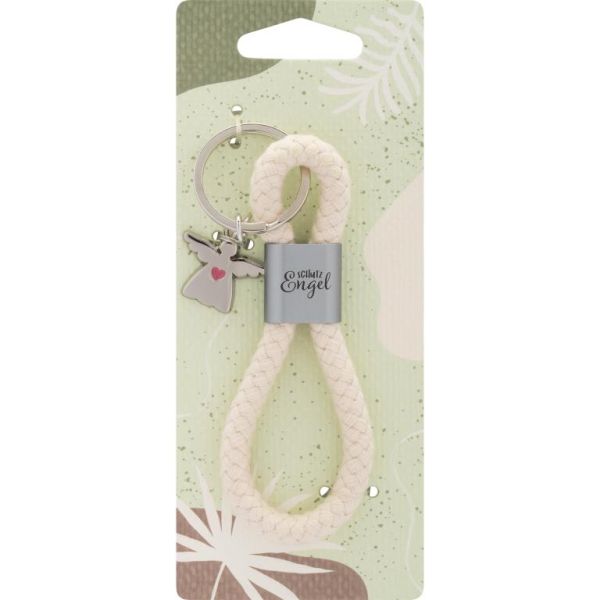 Sheepworld Schlüsselanhänger Baumwollkordel Schutzengel