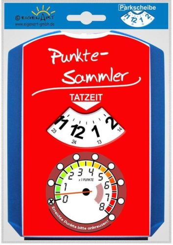 Eigenart lustige Parkscheibe Punktesammler
