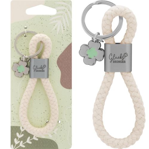 Sheepworld Schlüsselanhänger Baumwollkordel Glücksbringer