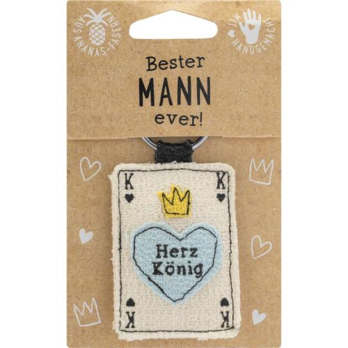 Sheepworld Schlüsselanhänger Herz König