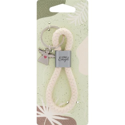 Sheepworld Schlüsselanhänger Baumwollkordel Schutzengel