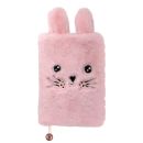 Plüsch Notizbuch Hase Hoppy rosa